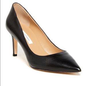 Diane Von Furstenberg Olee Black Pumps size 8